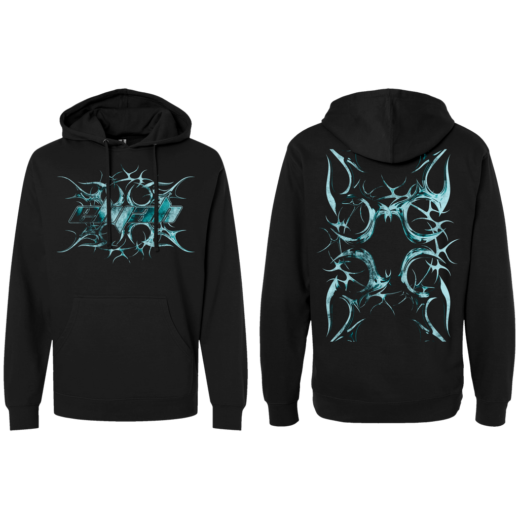 Big Metal Font Hoodie