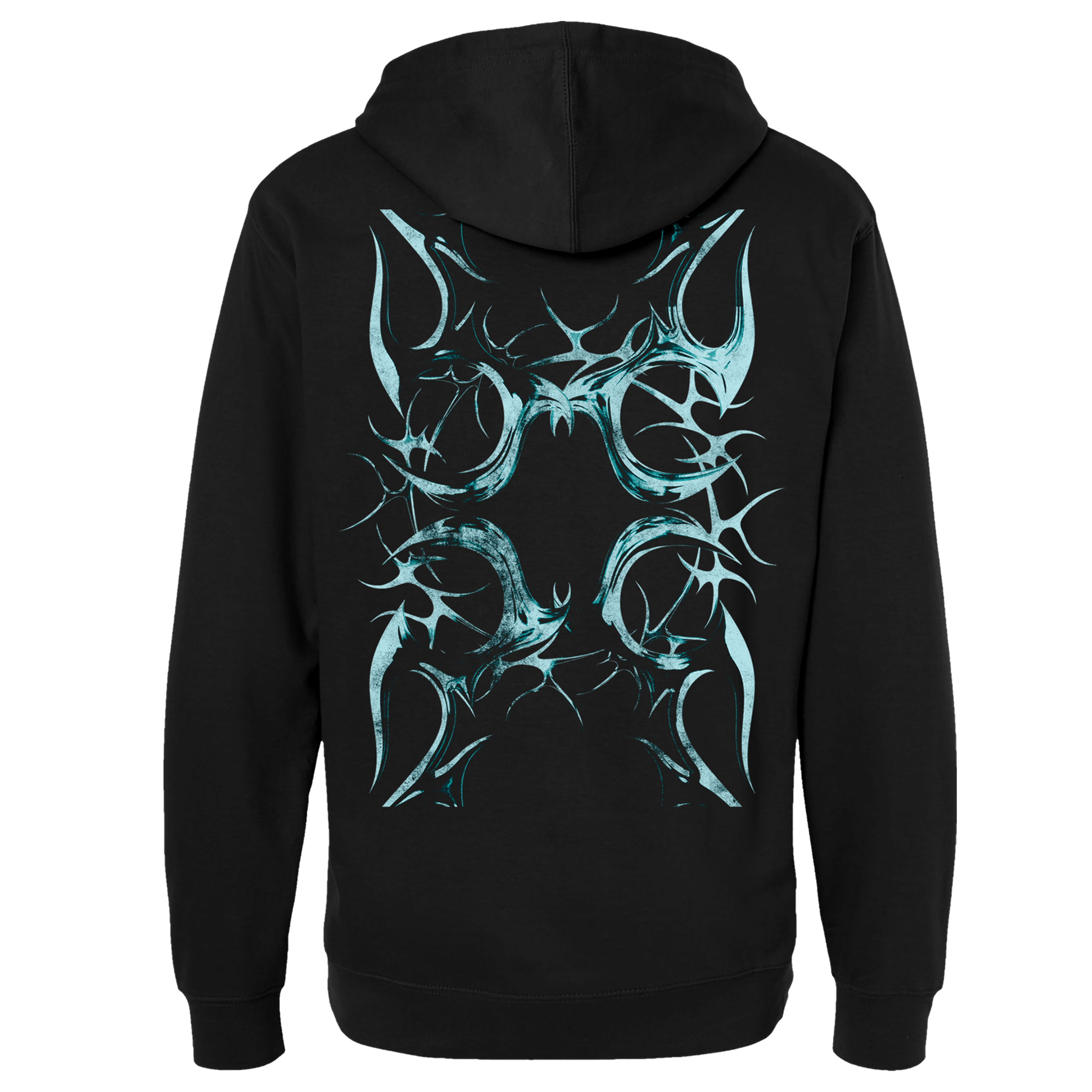 Big Metal Font Hoodie