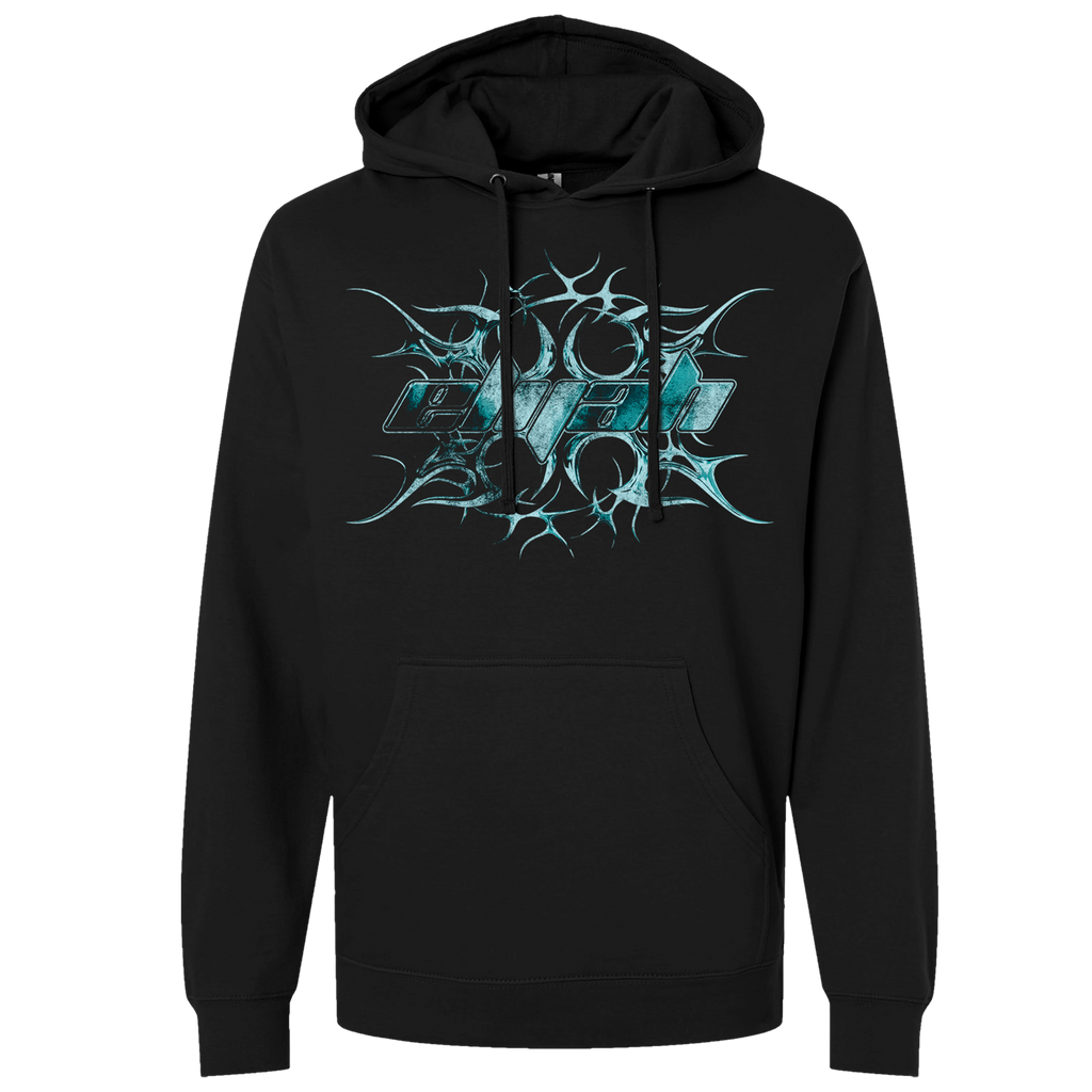 Big Metal Font Hoodie
