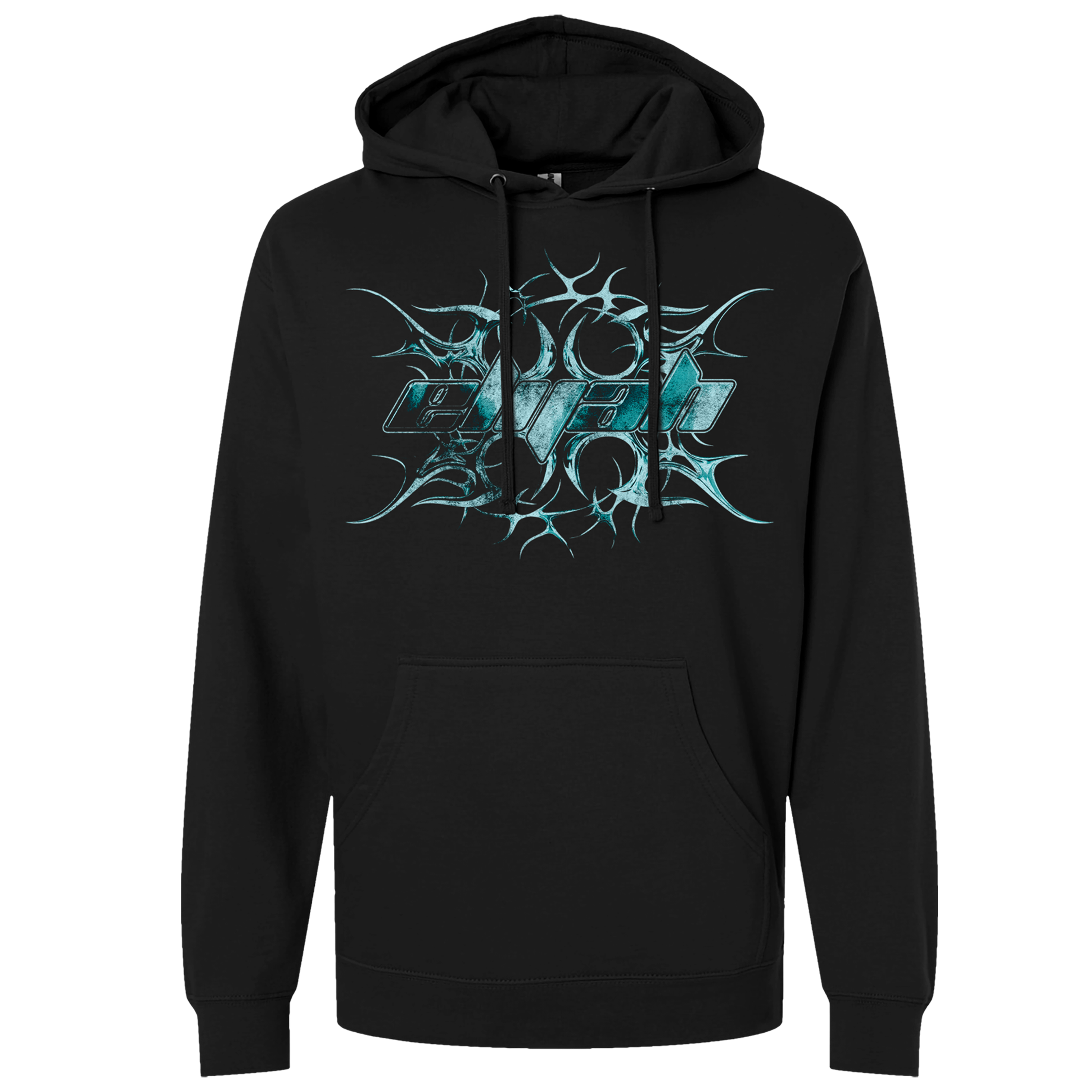 Big Metal Font Hoodie